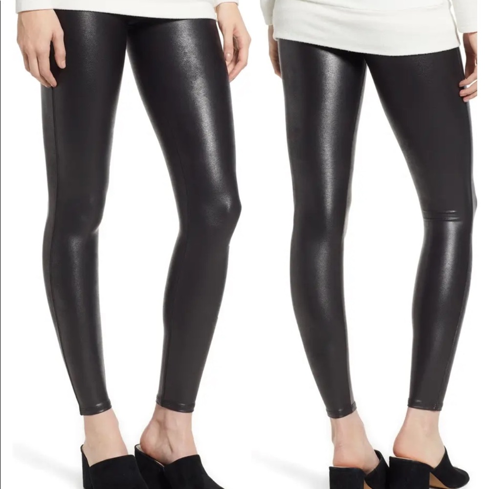 Spanx Faux Leather Leggings